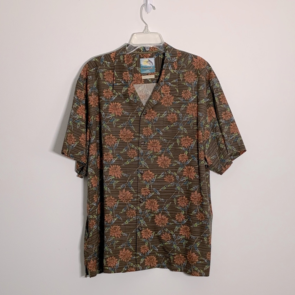 TOMMY Bahama Silk Blend Button-Down Shirt